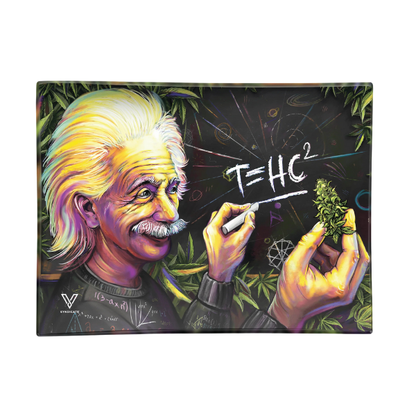 Vsyndicate Survivor Glass Rollin' Trays / Small / THC Einstein Higher Education
